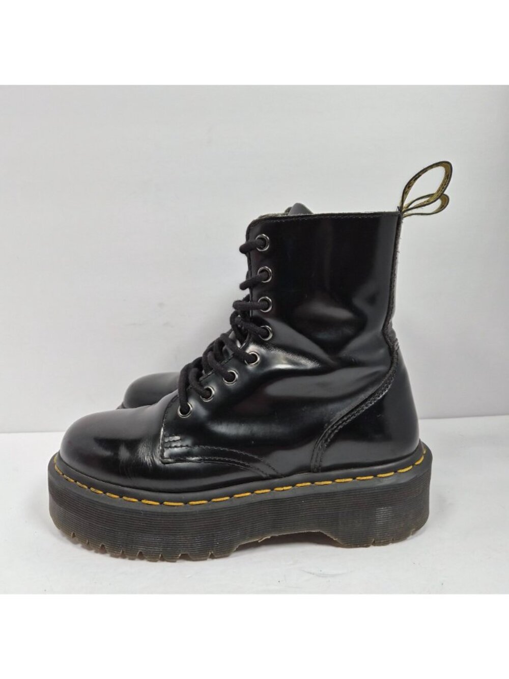 Dr. Martens Jadon Women's Black Platform Boots US Size 6 - Picture 2 of 12